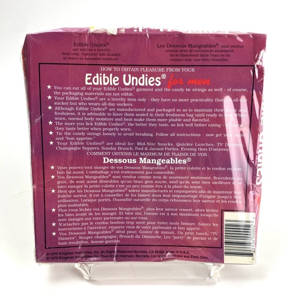 Edible Undies for Men - Tropical Mai Tai Gag Gift - Picture 2 of 7